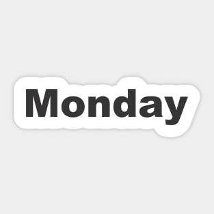 Monday Sticker